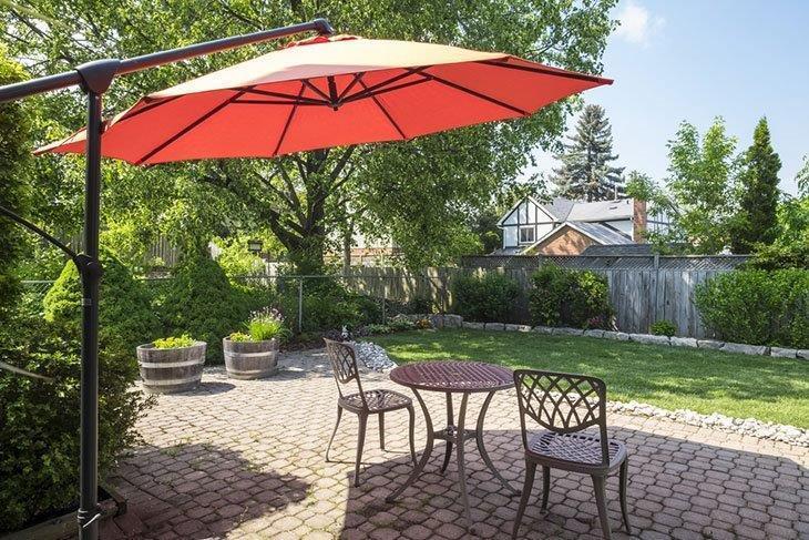 best sunbrella cantilever umbrella