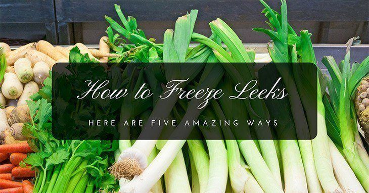 How to Freeze Leeks