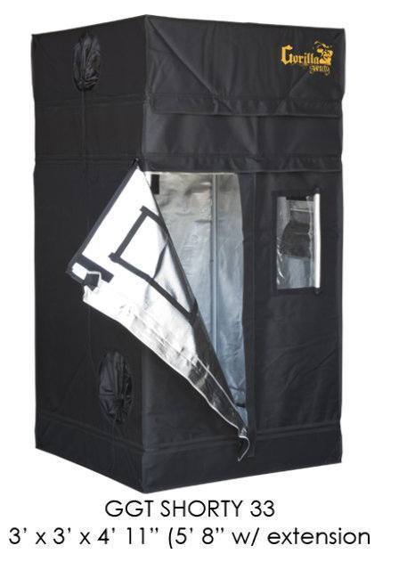 Gorilla Grow Tent Shorty 3x3