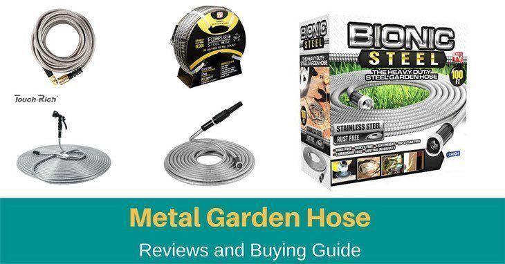 Details about   Flexible Metal Garden Hose Upgrade Leak and Fray Resistant Design Stainless Lawn