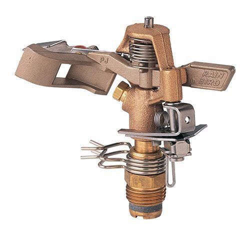 Rain Bird 25PJDAC Brass Impact Sprinkler, Adjustable 20° - 360° Pattern, 20-41' Spray Distance