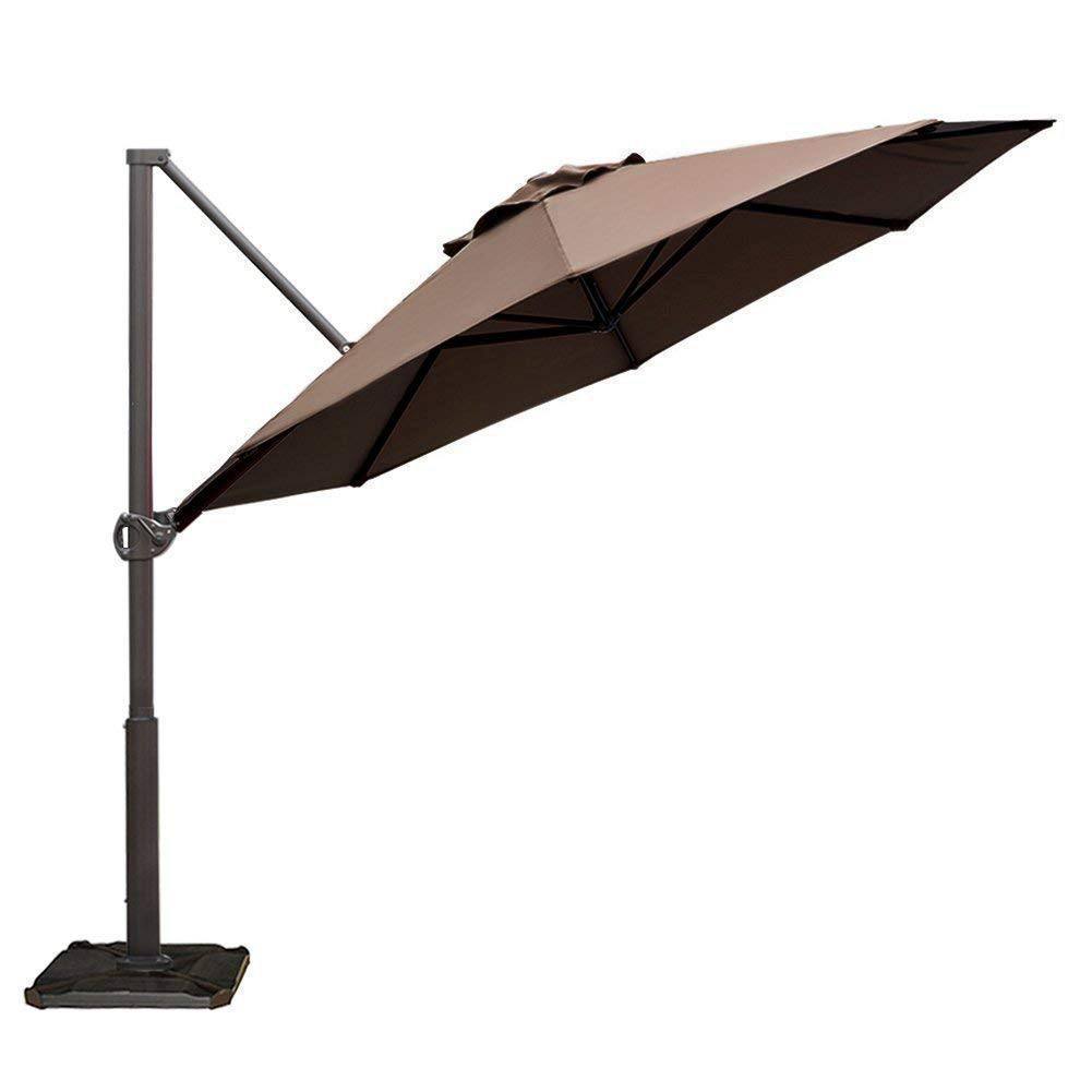 5 Best Cantilever Umbrellas In 2018 A Complete Guide Abba Patio Offset Cantilever Umbrella 11 Feet Outdoor