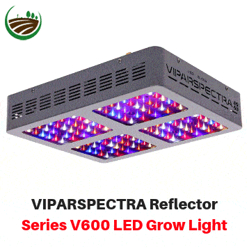 VIPARSPECTRA Reflector-Series V600 600W LED Grow Light Full Spectrum for Indoor Plants Veg and Flower