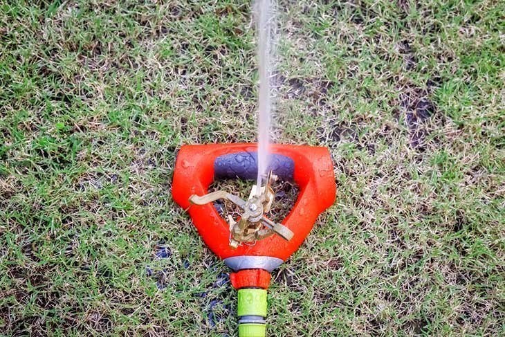 Overwatering sprinkler