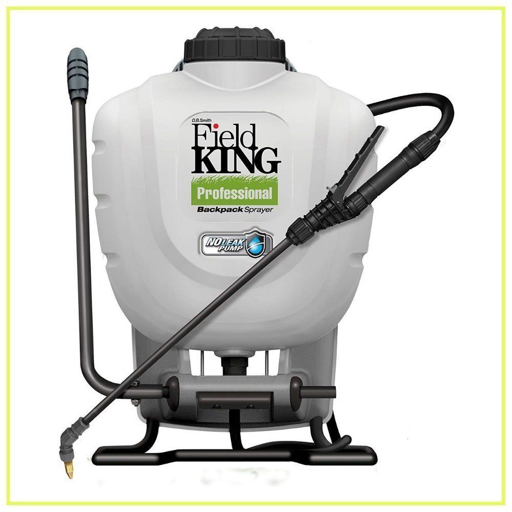 Field King Professional 190328 No Leak Pump Backpack Sprayer for Killing Weeds in Lawns and Gardens