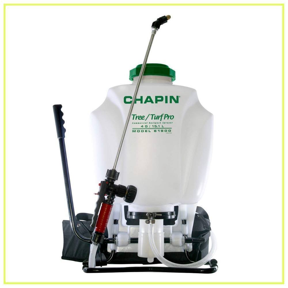 Chapin 61900 4-Gallon Tree and Turf Pro Commercial Backpack Sprayer with Stainless Steel Wand