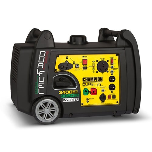 Champion 3400-Watt Dual Fuel Portable Inverter Generator